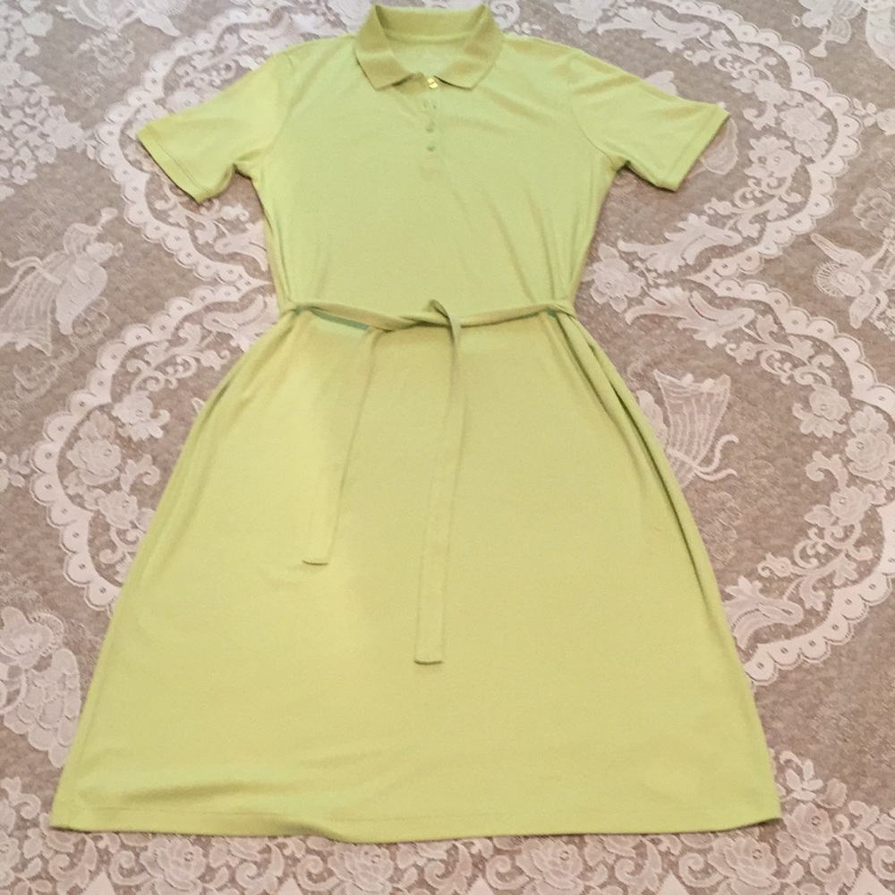 NWOT Lime Polo Dress